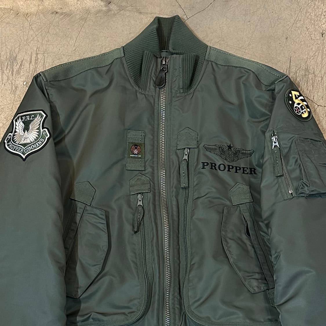 L 프로퍼 INC 항공 MA-1 봄버 자켓 상품이미지1