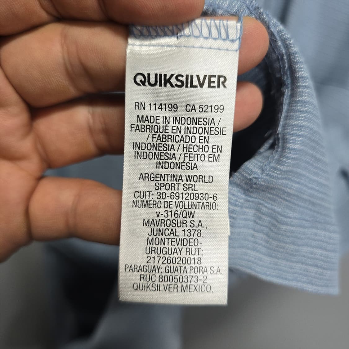 새제품) 퀵실버 워터맨 반팔 셔츠 M 상품이미지7