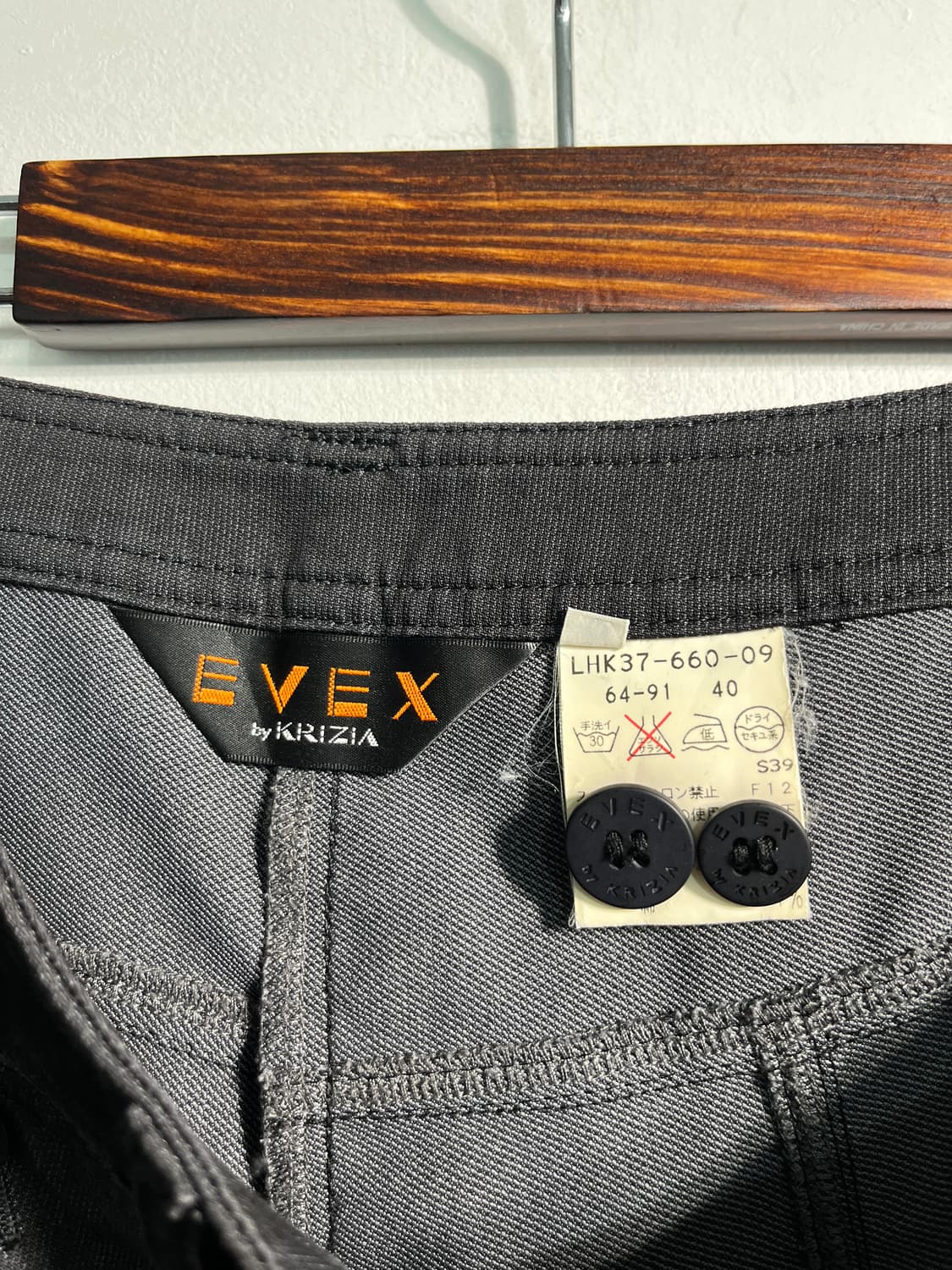 EVEX KRIZIA 크리지아 코튼 혼방 팬츠 상품이미지7