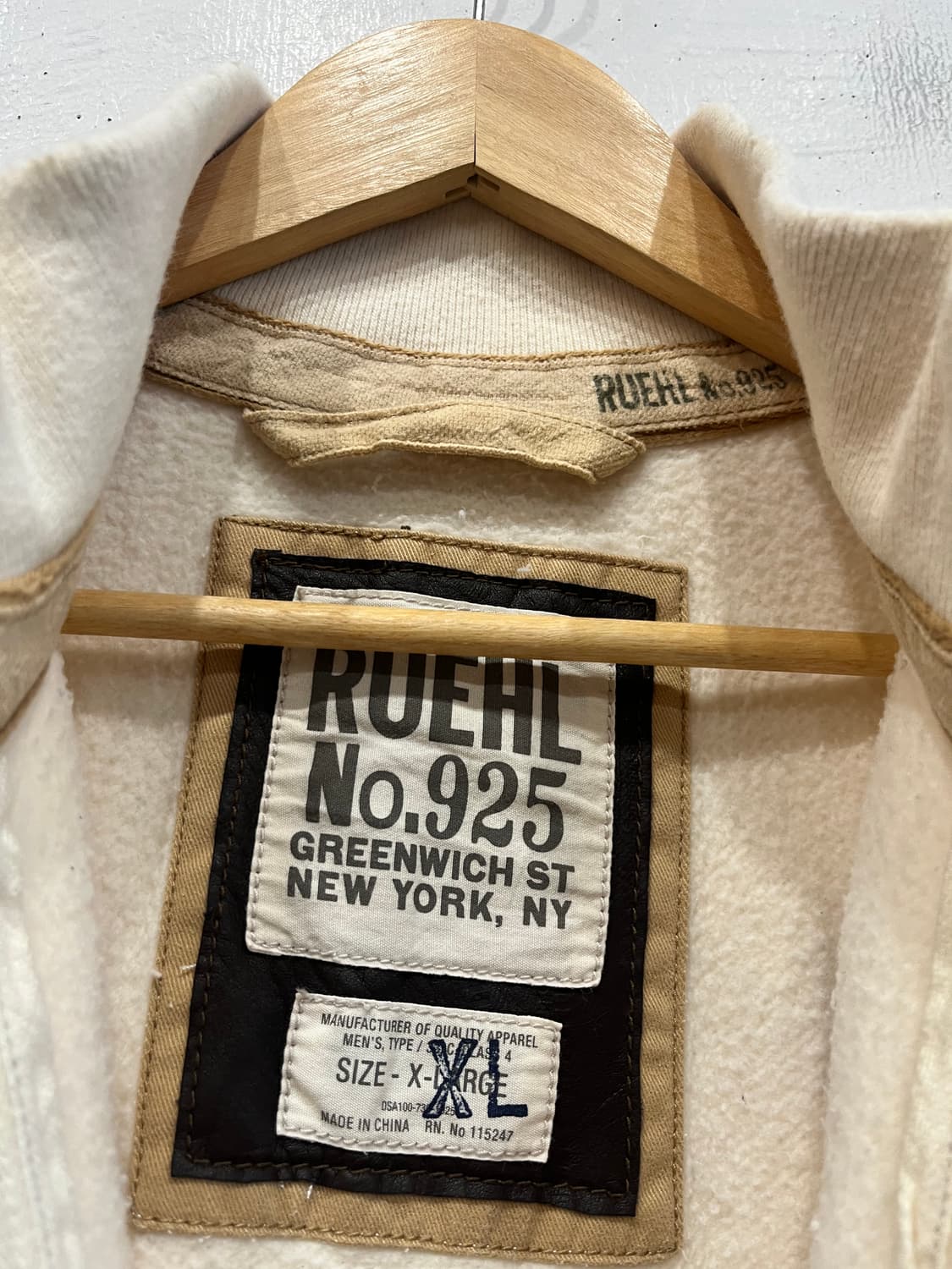 아베크롬비 RUEHL No.925 스웻 집업 져지 상품이미지3