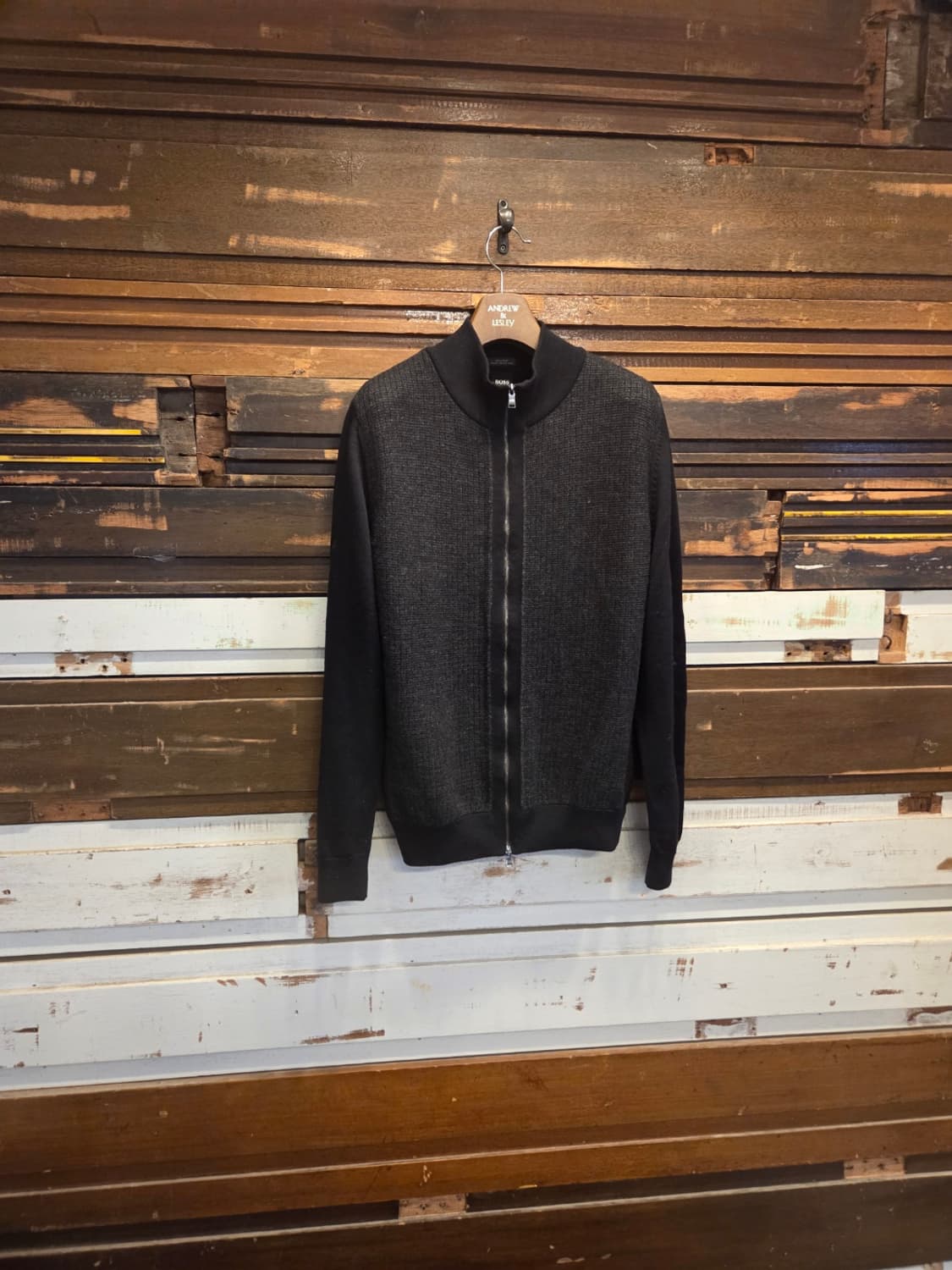 휴고보스 블랙라벨 짚업 가디건 상품이미지8