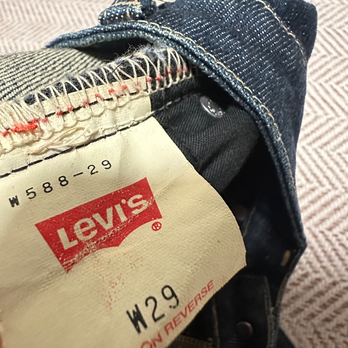 LEVI'S 588 japan made woman denim pants 상품이미지4