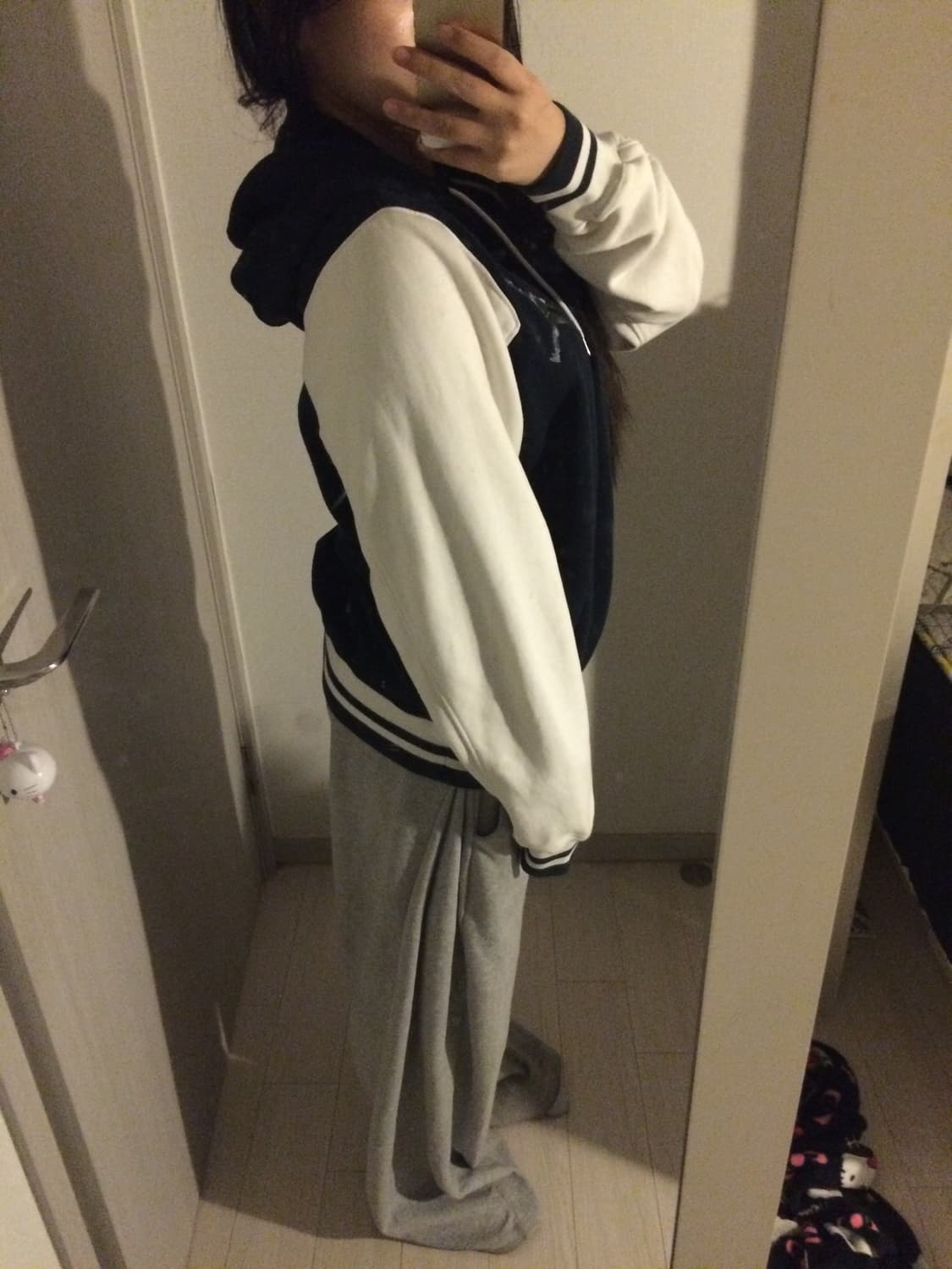 조던 빅로고 네이비 후드집업 상품이미지3