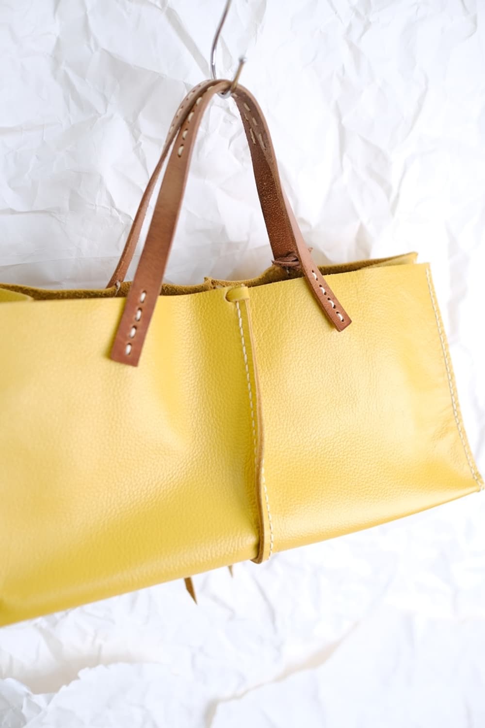 JPN handmade real leather tote bag 상품이미지4