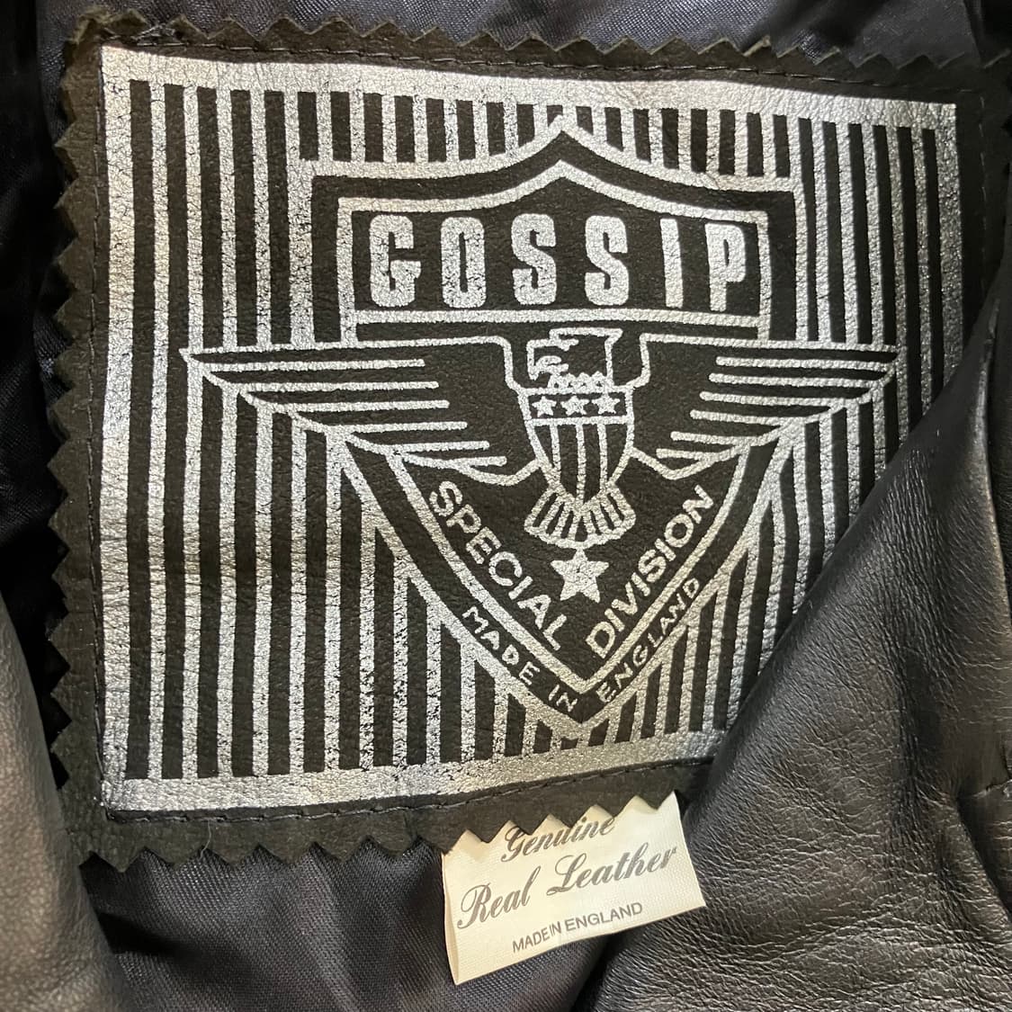gossip 빈티지 레더 라이더자켓 M 상품이미지2