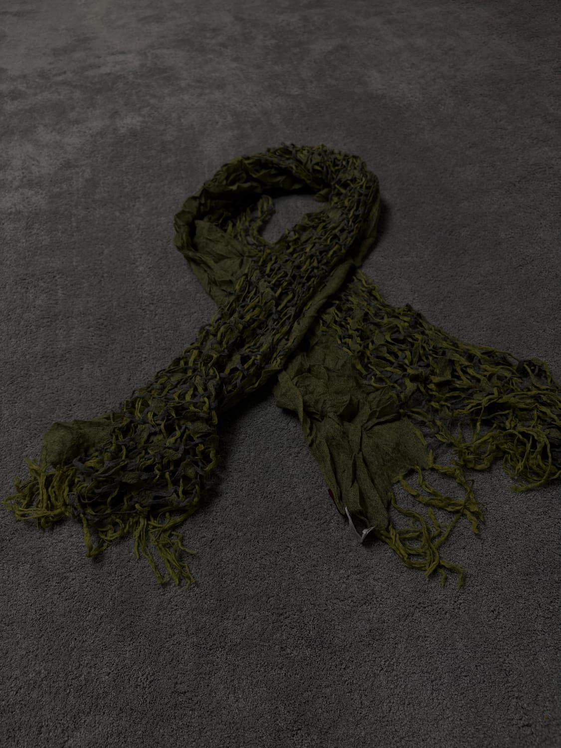 Vintage v-kei punk mood fishnet scarf 상품이미지3