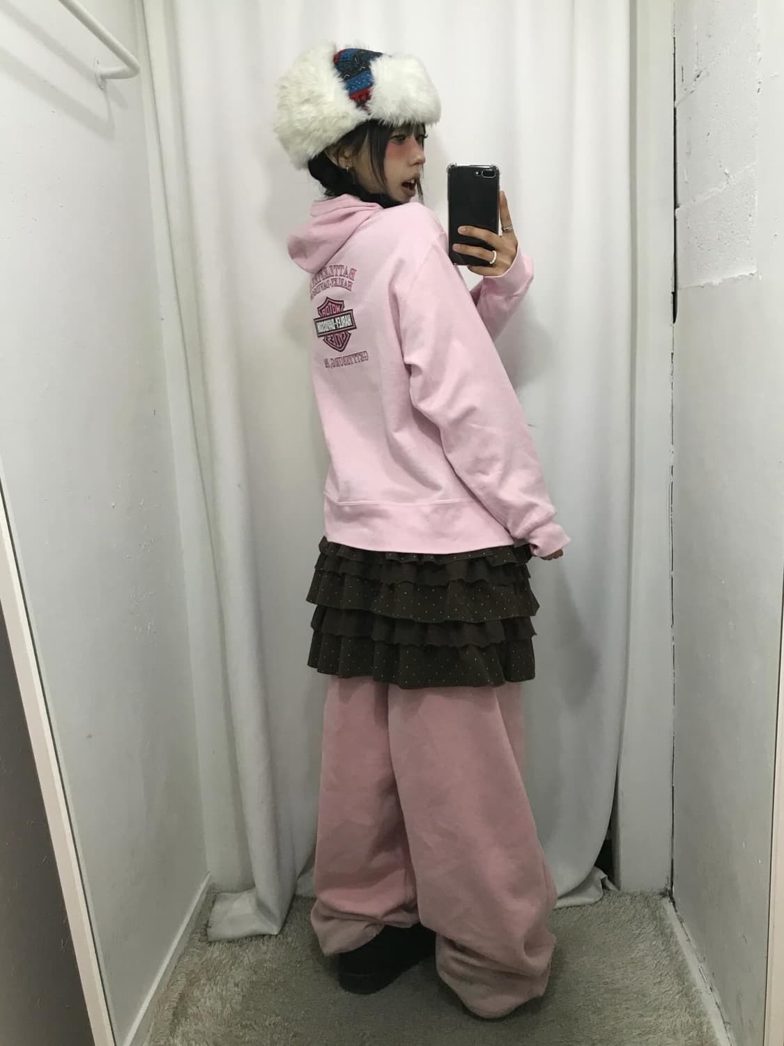 Harley-Davidson BabyPink Hoodie 상품이미지5