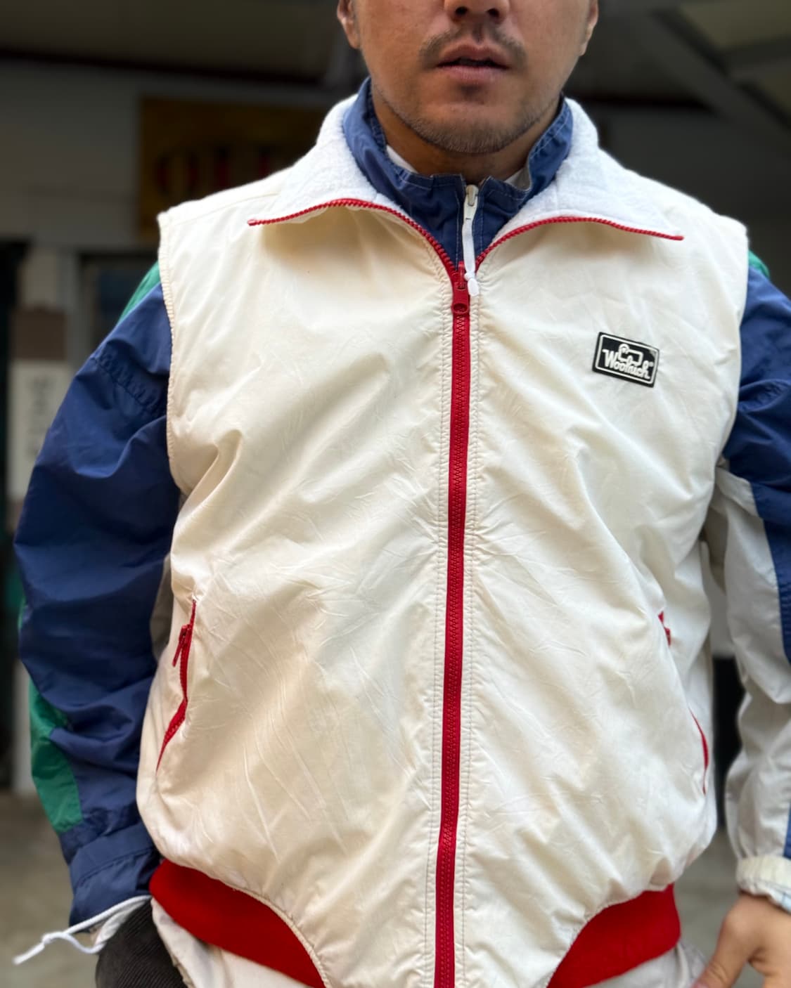 80‘s 울리치(W) 아웃도어 베스트 L 상품이미지7