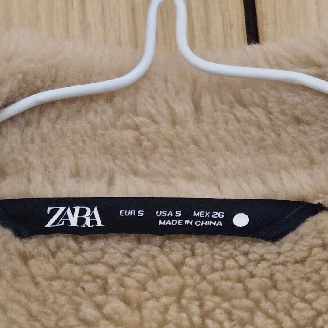 자라 / 무스탕 페이크 레더 재킷 /S 상품이미지4