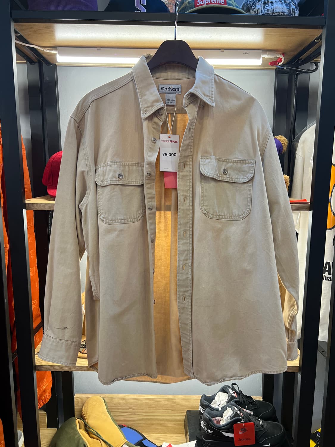 carharrt 베이지 셔츠 L 상품이미지2