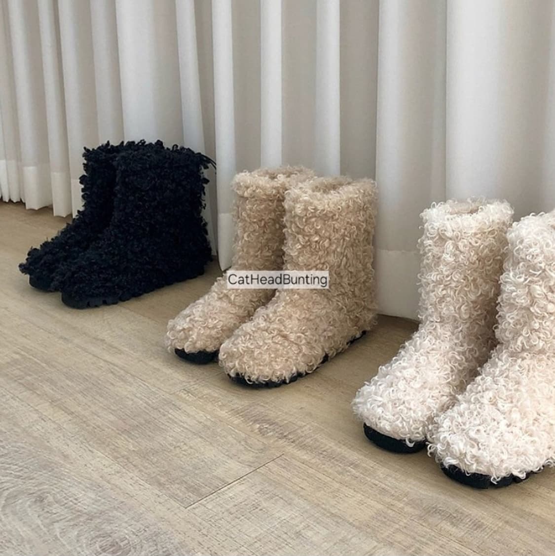 착샷O_시어링 퍼 뽀글이 양털 부츠 상품이미지7