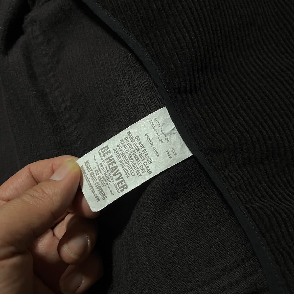 비헤비어 다크브라운 코튜로이 자켓 상품이미지5