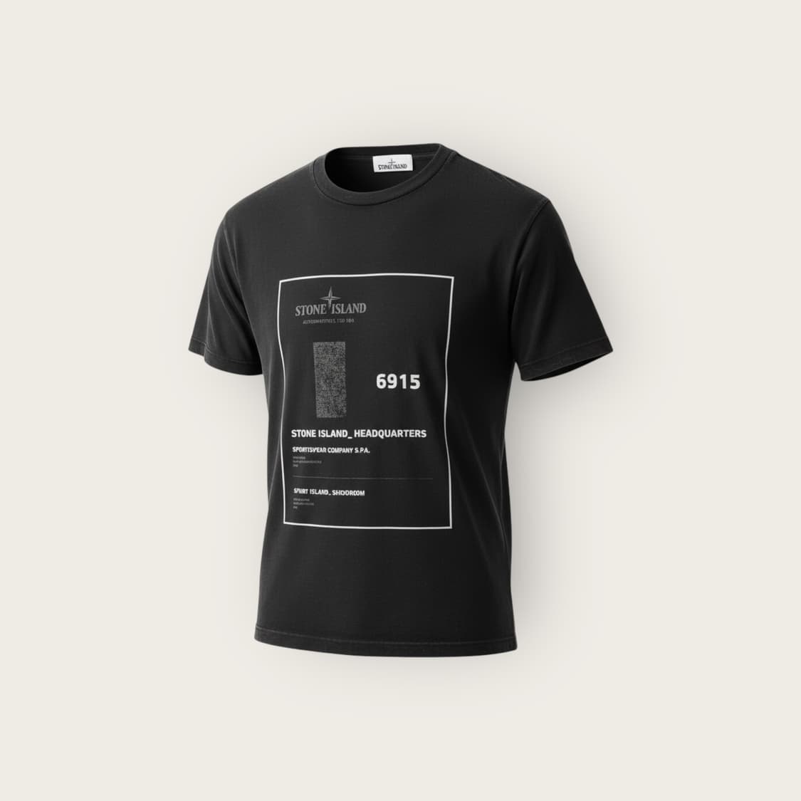 L/ 스톤아일랜드 네츄럴워싱 빈티지 프린팅 반팔 상품이미지1