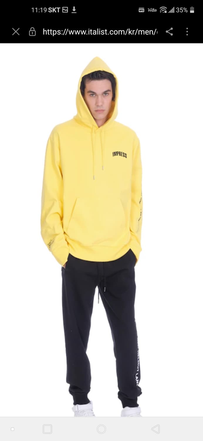 HELMUT LANG 헬무트랭 - 암홀 라인 백로고 프린팅 후디 105  상품이미지7