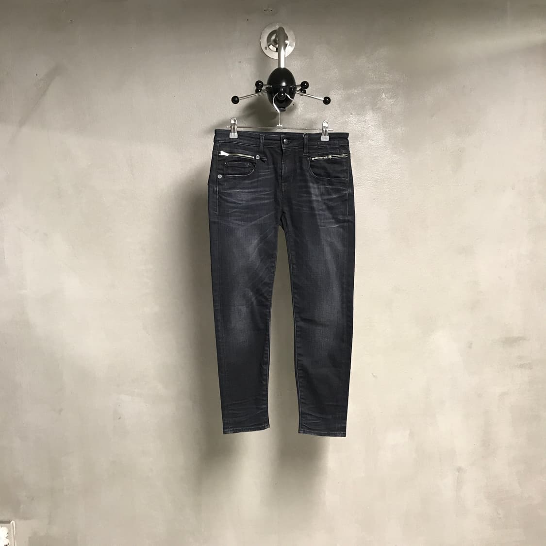 알 써틴 흑청 데님 팬츠 26(W) 상품이미지1