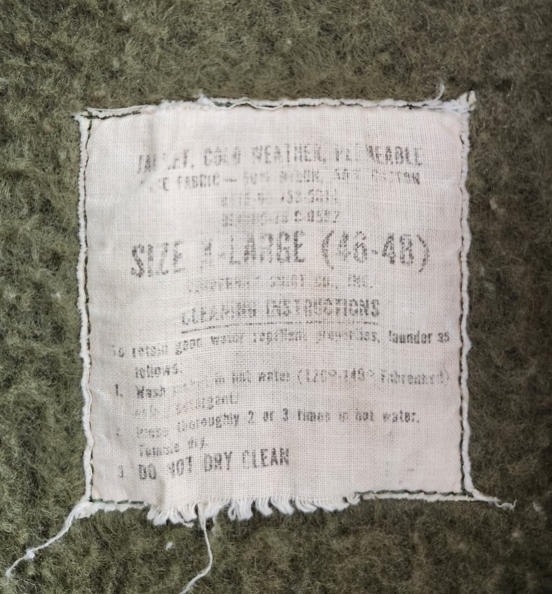 오리지널 A-2 덱자켓 XL 상품이미지7