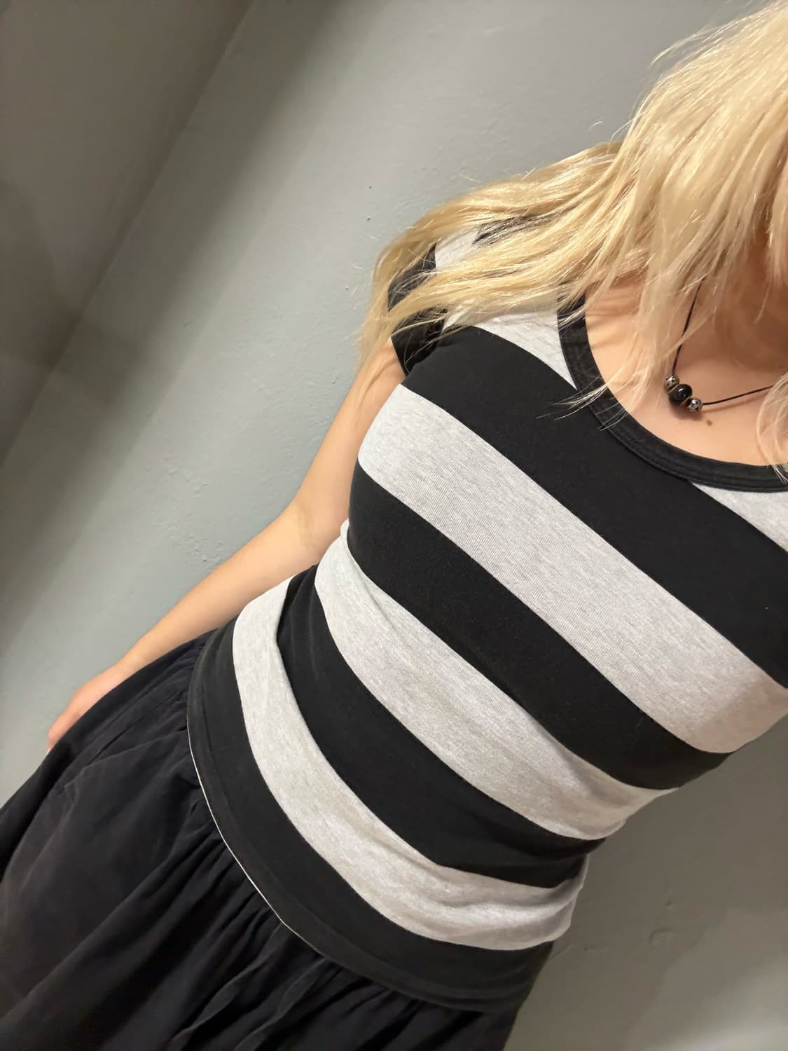 stripe pattern t-shirt 상품이미지1