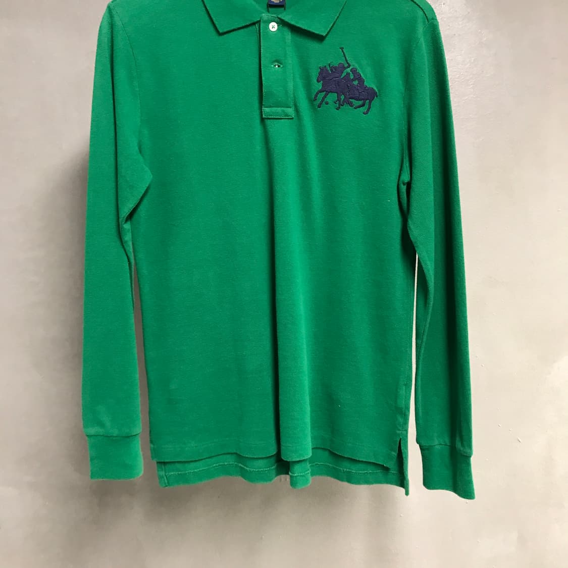 폴로 랄프로렌 빅포니 PK 긴팔 카라티 그린 L(W) 상품이미지3