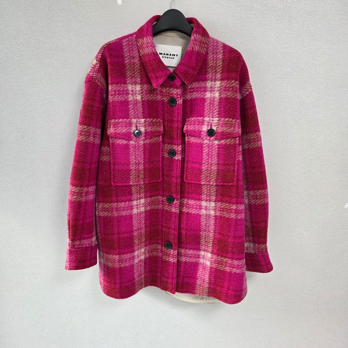 이자벨마랑 하벨리 푸시아 코트(전종서 착용)  40사이즈 상품이미지4