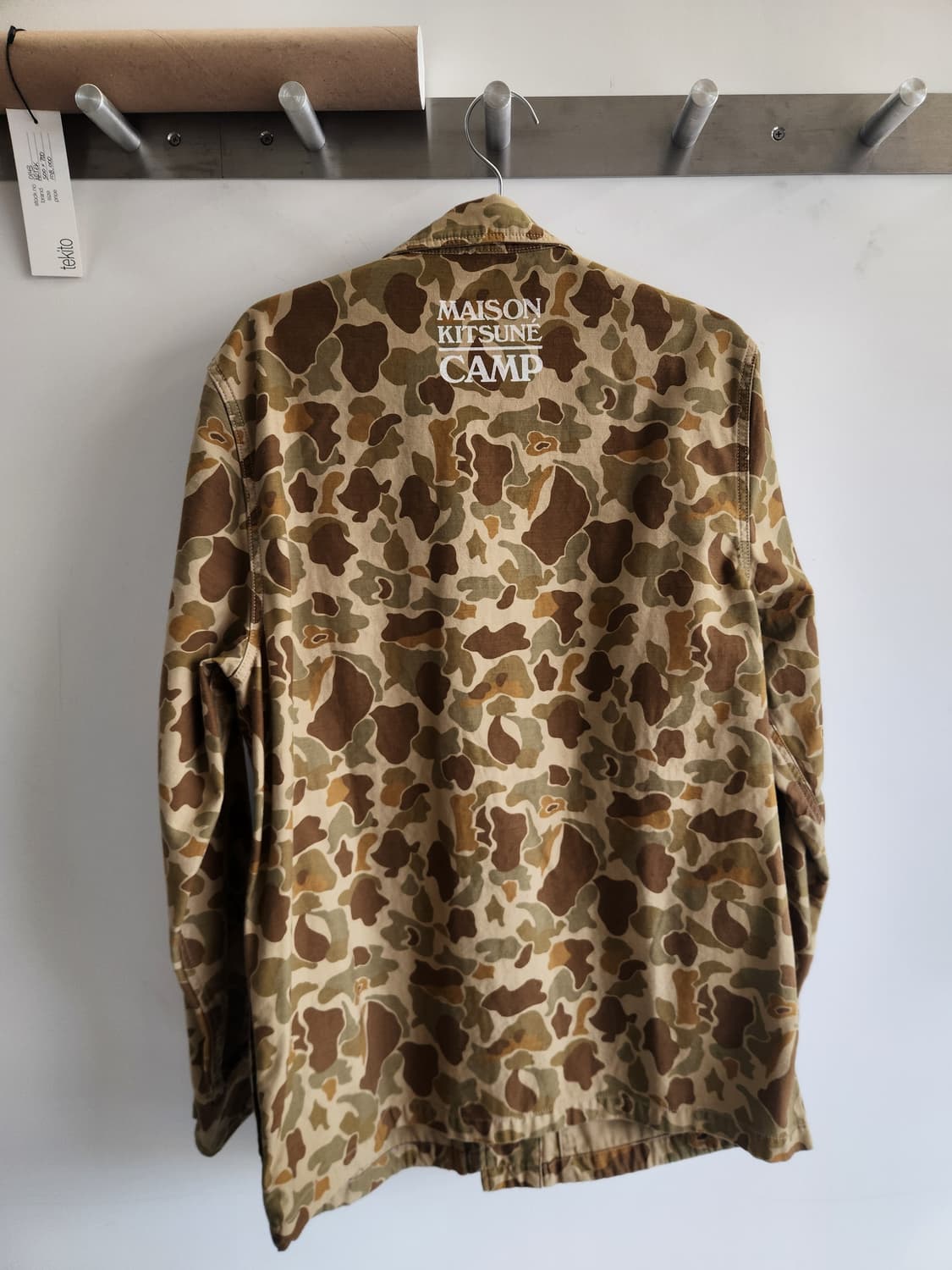 메종 키츠네 캠프 카모 밀리터리 자켓 상품이미지5