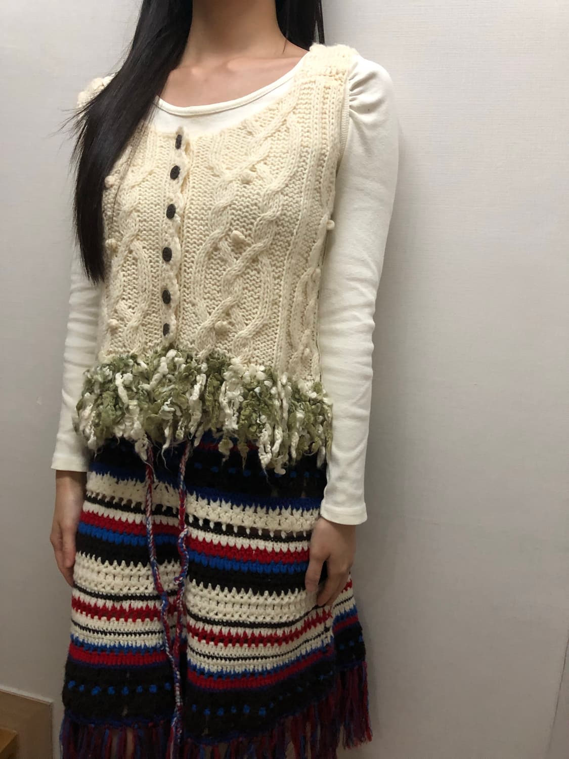 빈티지 아이보리 퍼 태슬 베스트 상품이미지6