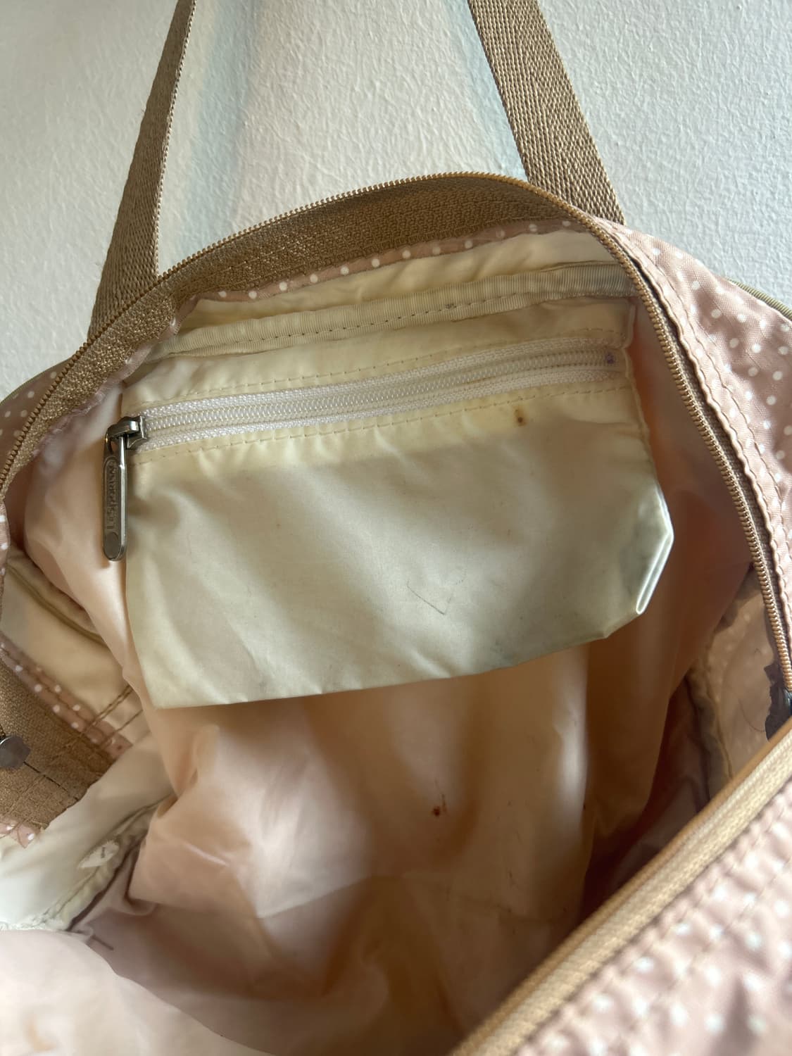 레스포삭 땡땡이 핸드백  상품이미지6