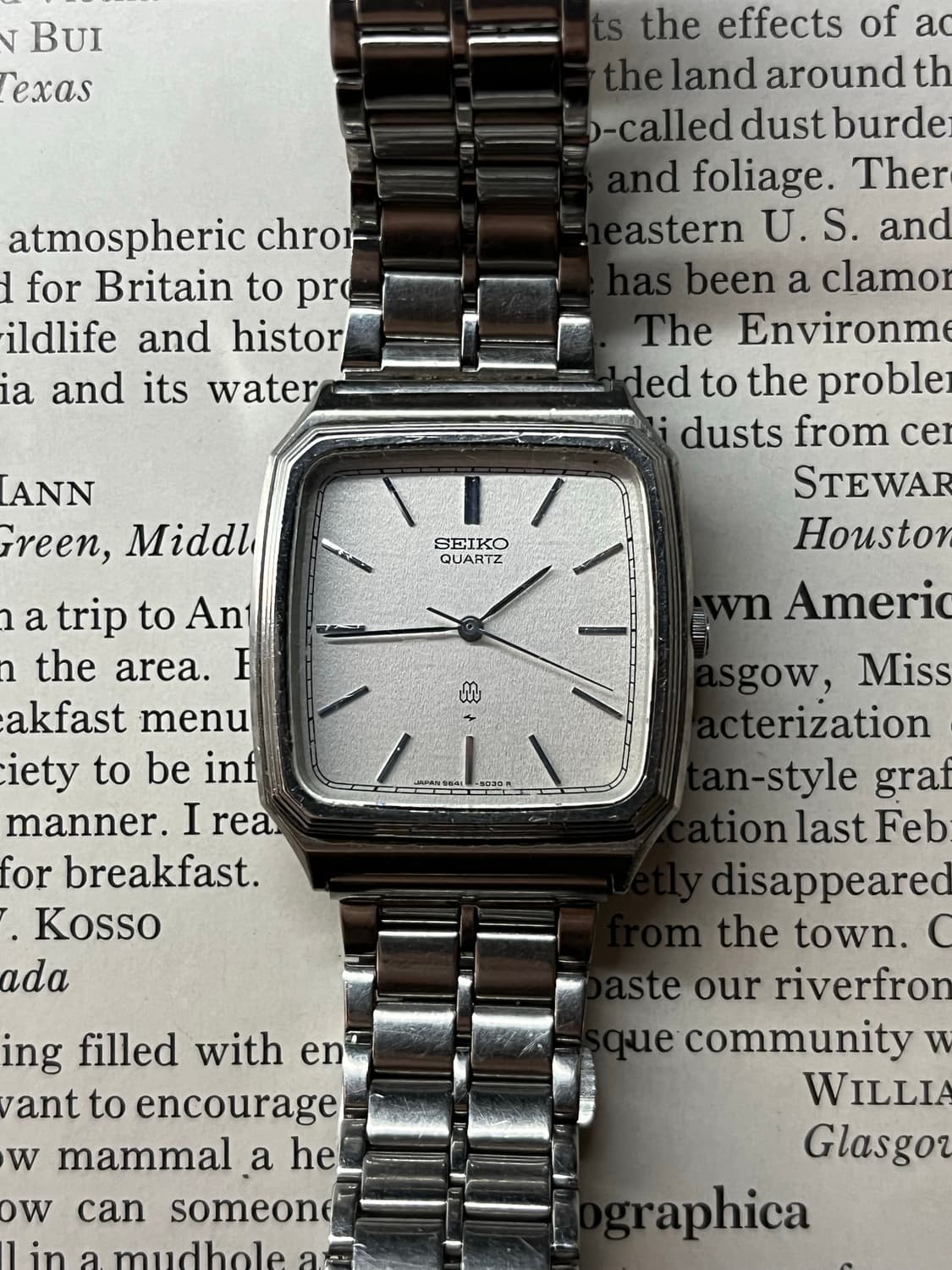 빈티지 세이코 스퀘어 쿼츠 9641-5030 상품이미지1