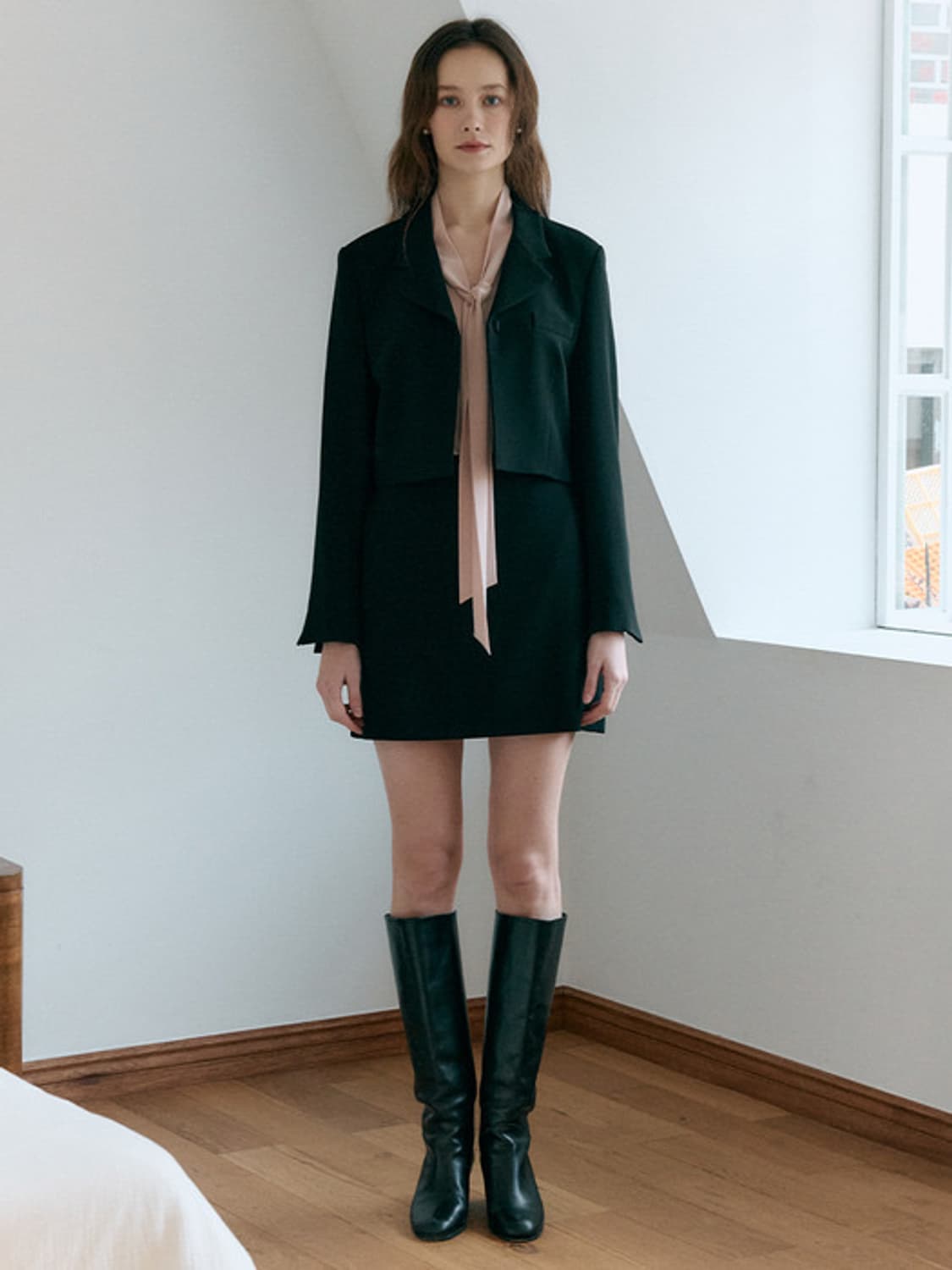 (s) 프론트로우 크롭 블레이저 자켓 상품이미지1