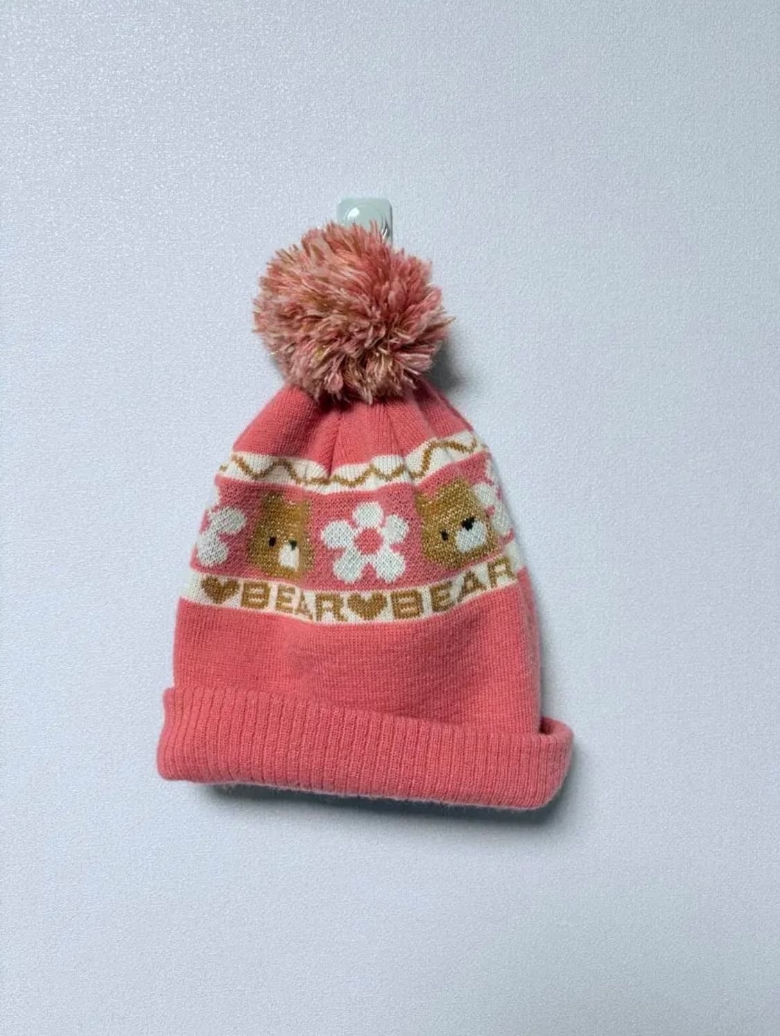 곰돌이 털모자 비니  모리걸  노르딕 일본 빈티지 하구미 리락쿠마 키티 상품이미지1
