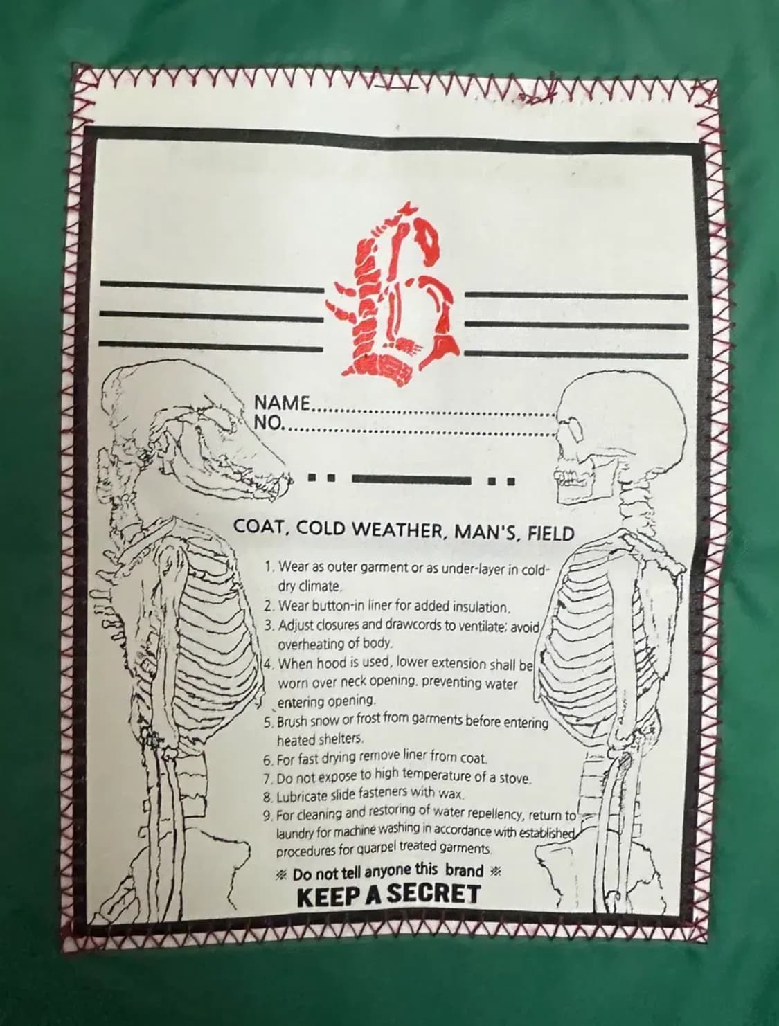 [L] 블랙아웃 다운 베스트 그린 상품이미지7