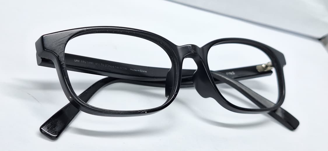 JINS 진스 URF-17S-280 메트 피니시 블랙 웰링턴 안경테 안경 상품이미지3