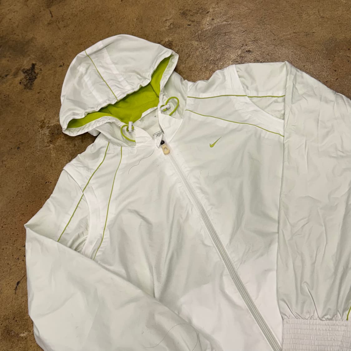 [정품/S] 나이키 화이트 바람막이 후드집업 b8 상품이미지1