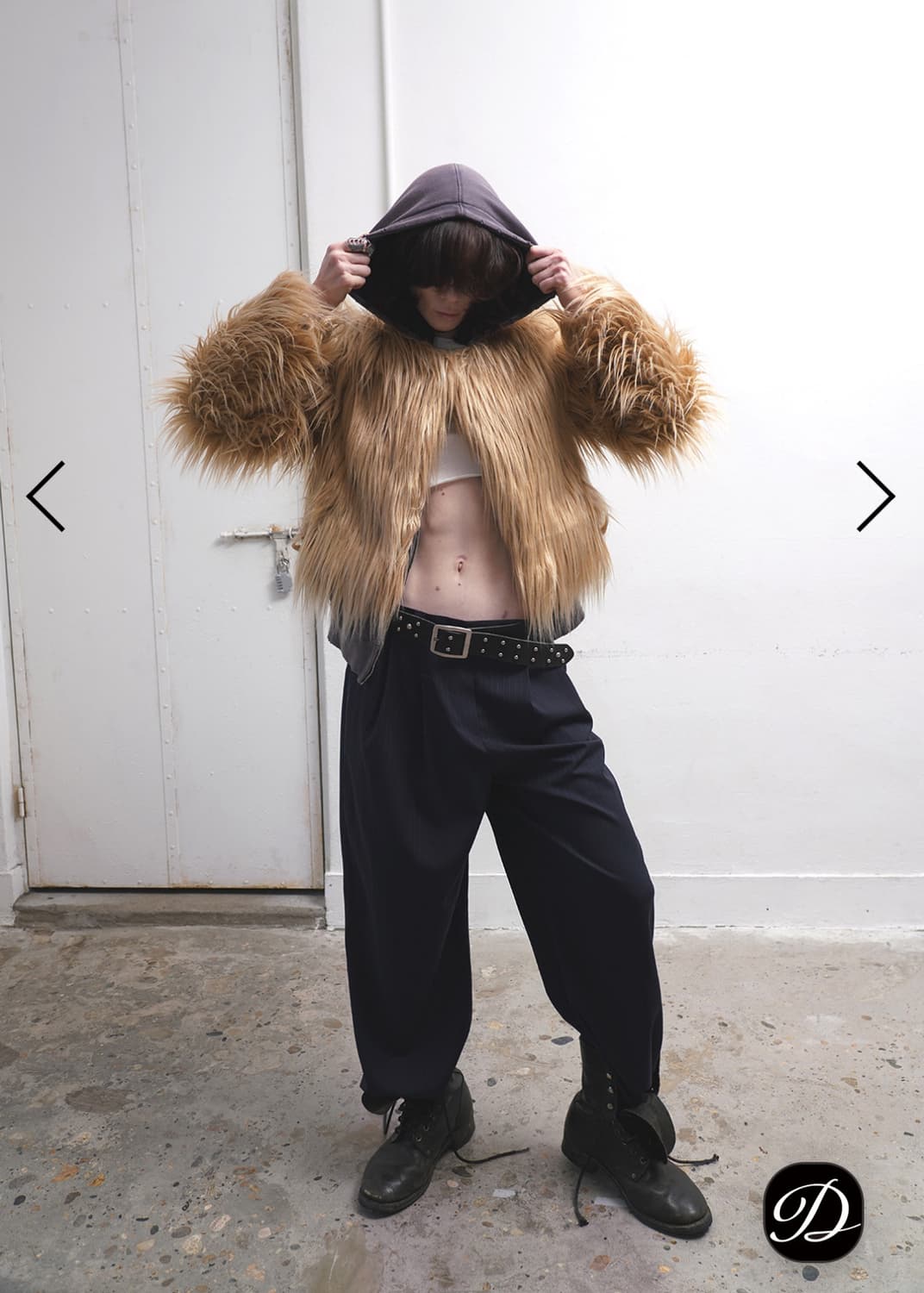 데어드 long pile 퍼자켓 새상품 상품이미지5