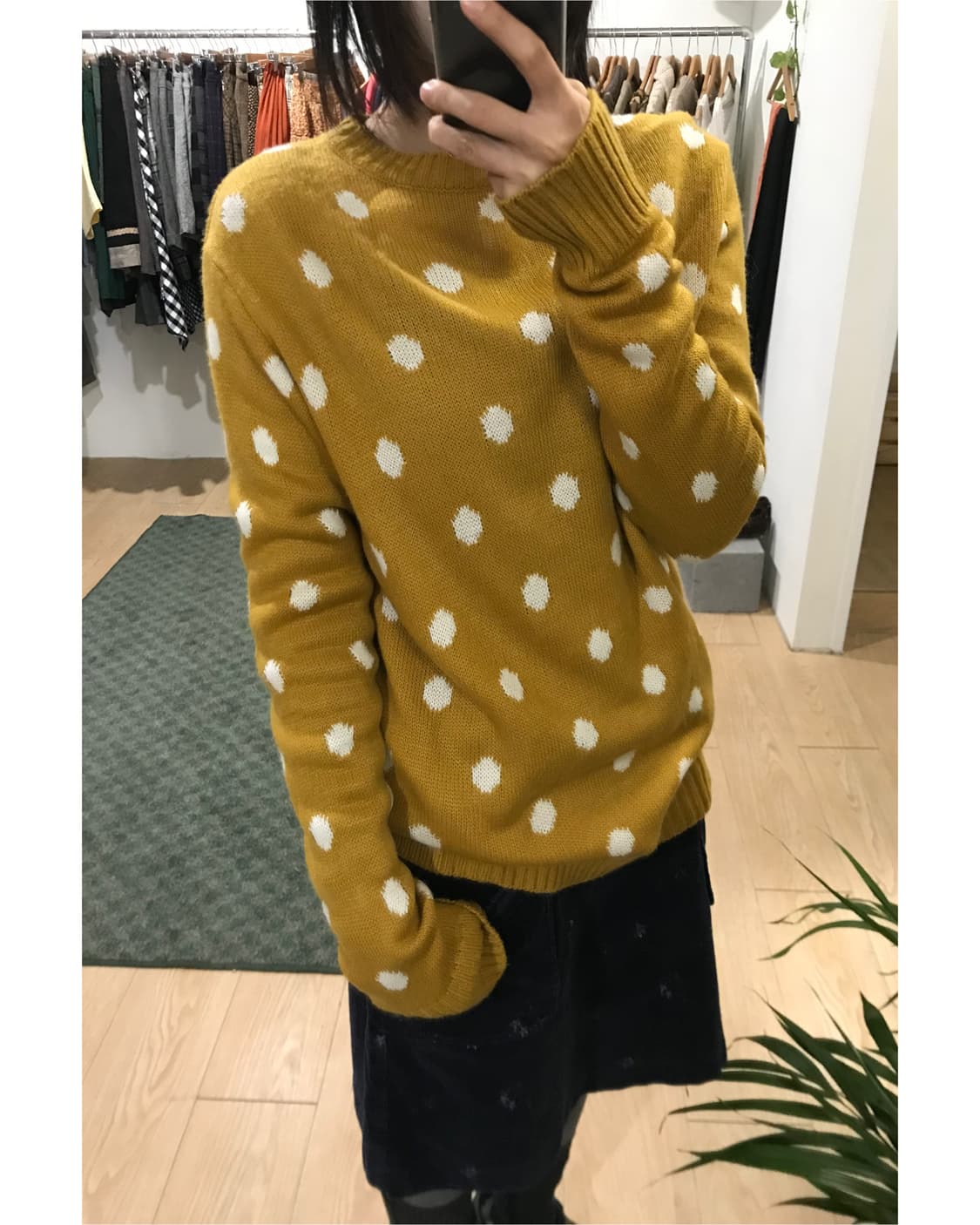 Vintage dot knit 상품이미지3
