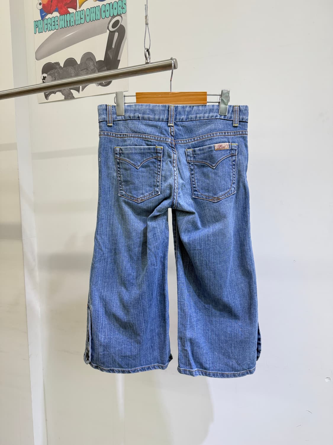 LIVE (Made in USA) 데님 카프리 팬츠  상품이미지4