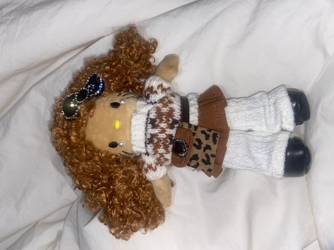 갸루 일본 키티 뽀글 태닝 롱다리 상품이미지2