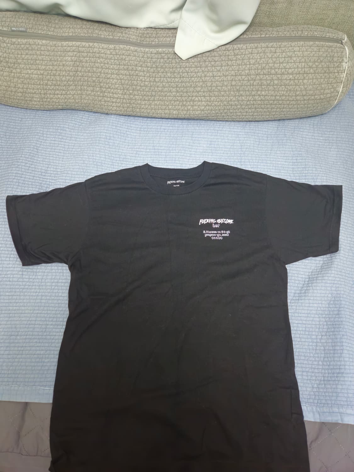 퍼킹어썸 SPIKE KOREA STORE TEE BLACK m 상품이미지3