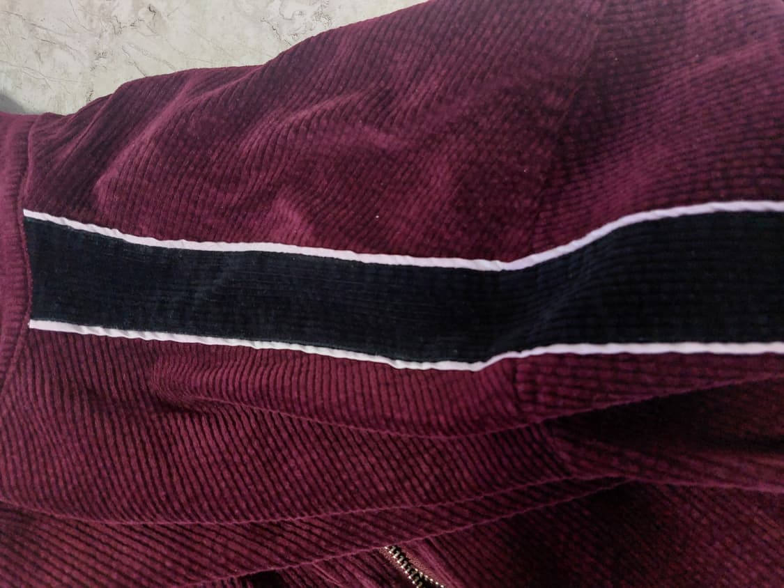 FCMM 코듀로이 트랙 자켓 버건디 L 상품이미지2