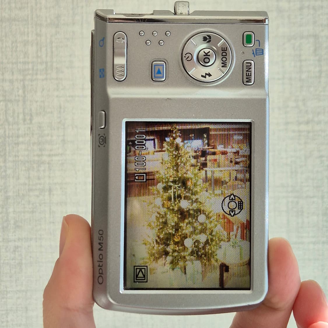 노출이상🥺펜탁스 Optio M50 실버 💿 상품이미지6