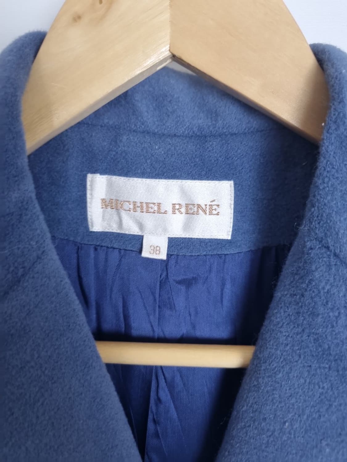 MICHEL RENE 네이비 울블레이저  상품이미지6