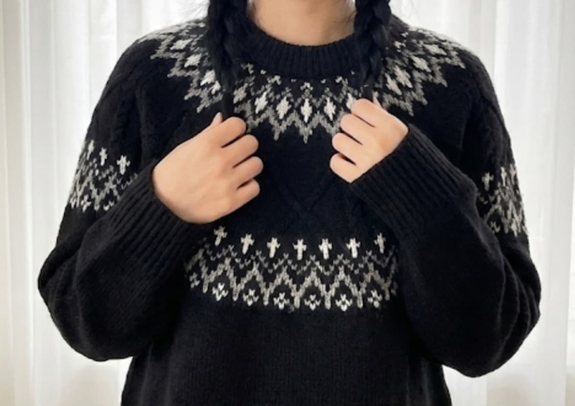 모리걸 노르딕 니트 상품이미지1