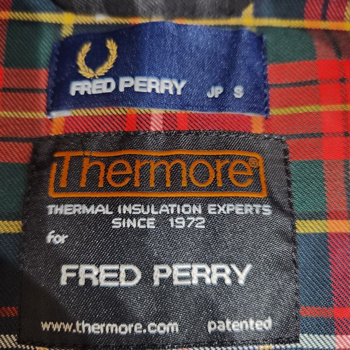 [남S(95)]프레드페리 Thermore 퀼팅 자켓[Y63-062] 상품이미지9