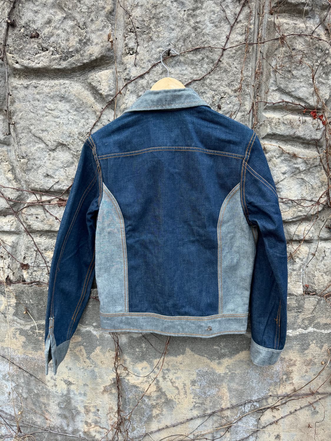Rare!! 70s lee 리버시블 인디고 데님 자켓 데드스탁급 상품이미지4