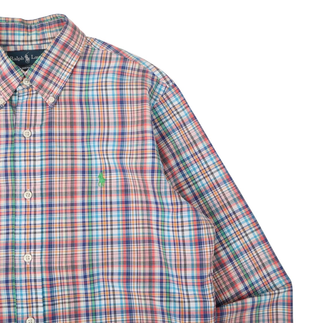 폴로 랄프로렌 멀티컬러 체크 커스텀핏 셔츠 상품이미지3