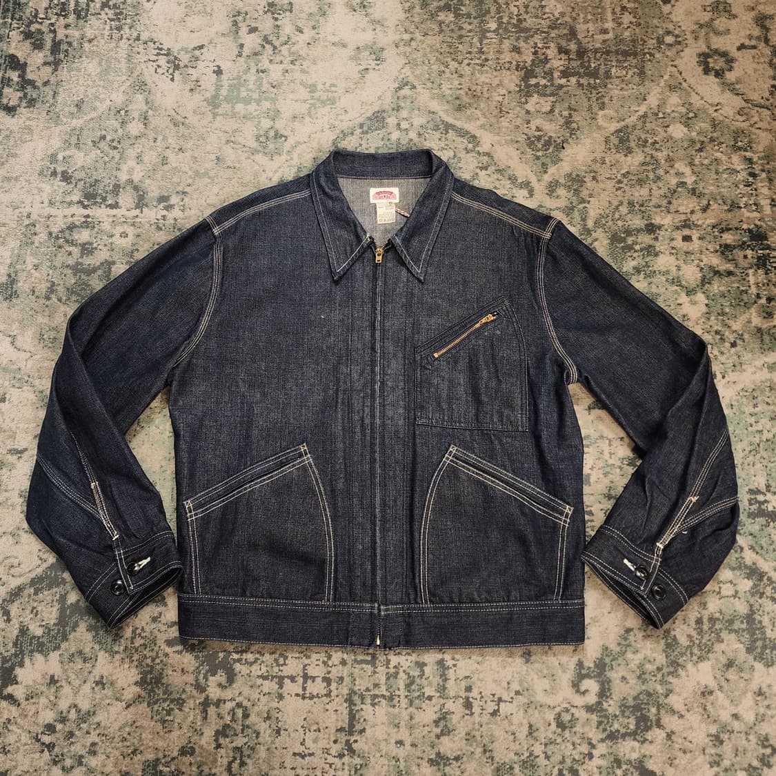 80s 오리지날 F.O.B WORK 91-B 데님자켓 상품이미지1