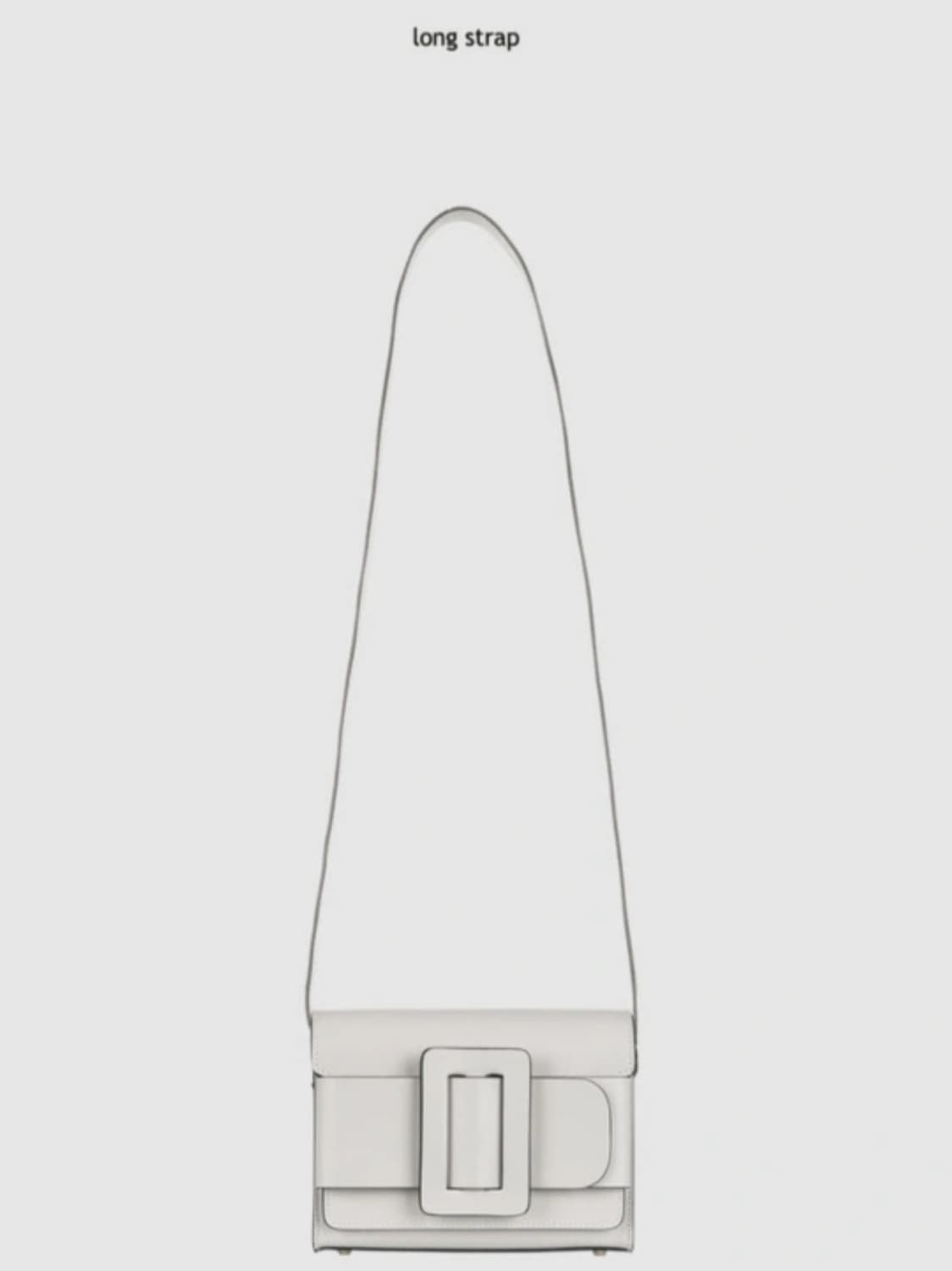 (새상품) 빈가디세이 아테 버클백 미니 초크화이트 상품이미지2