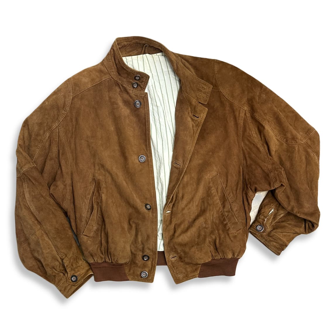 90s HUGO BOSS 스웨이드 레더 자켓 XL 상품이미지3