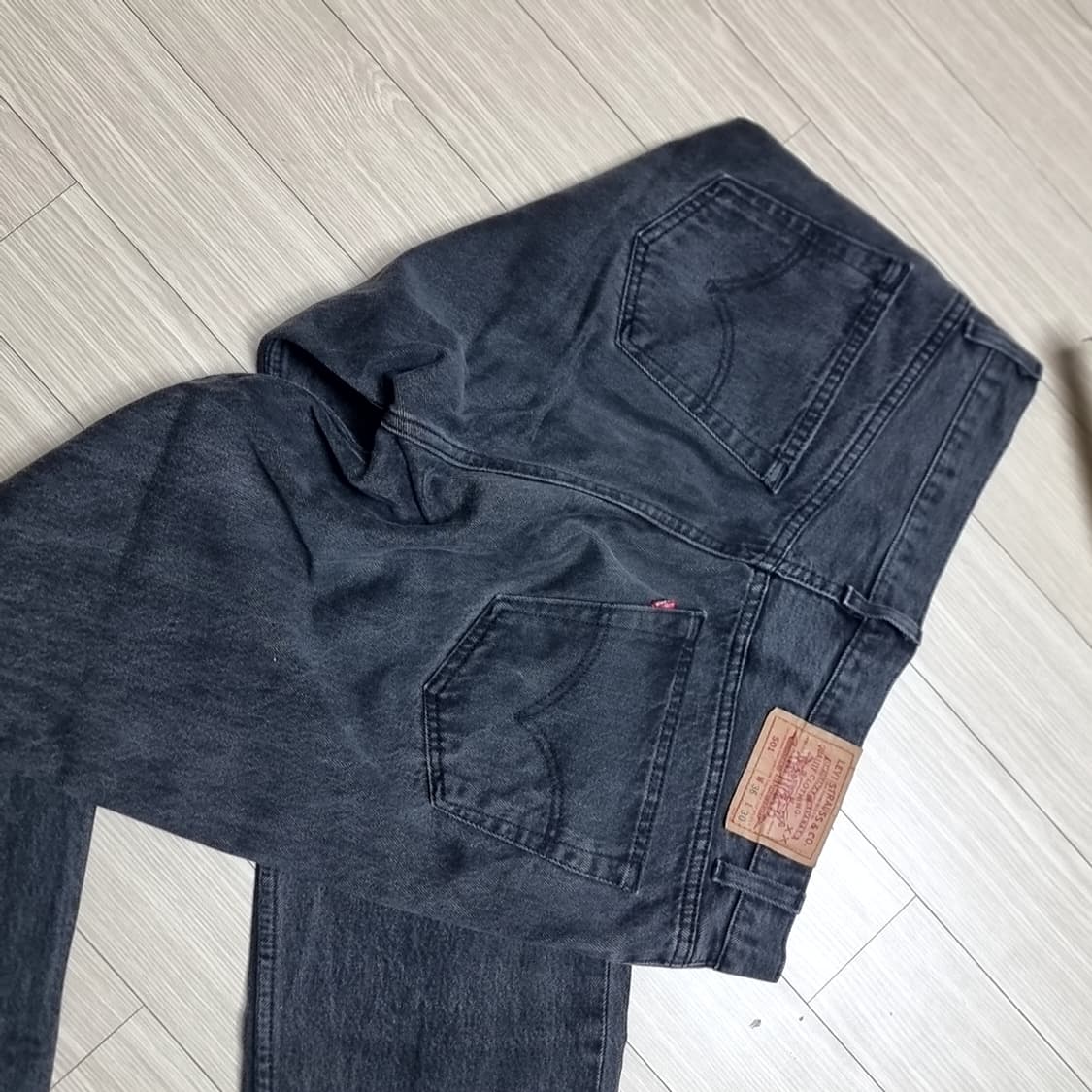 미제 usa 90s 리바이스 501 블랙진(36*30) 상품이미지2