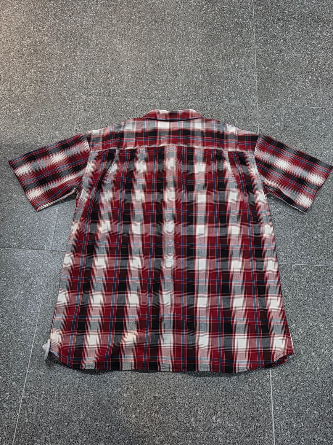 칼하트 레드 체크반팔셔츠  상품이미지5