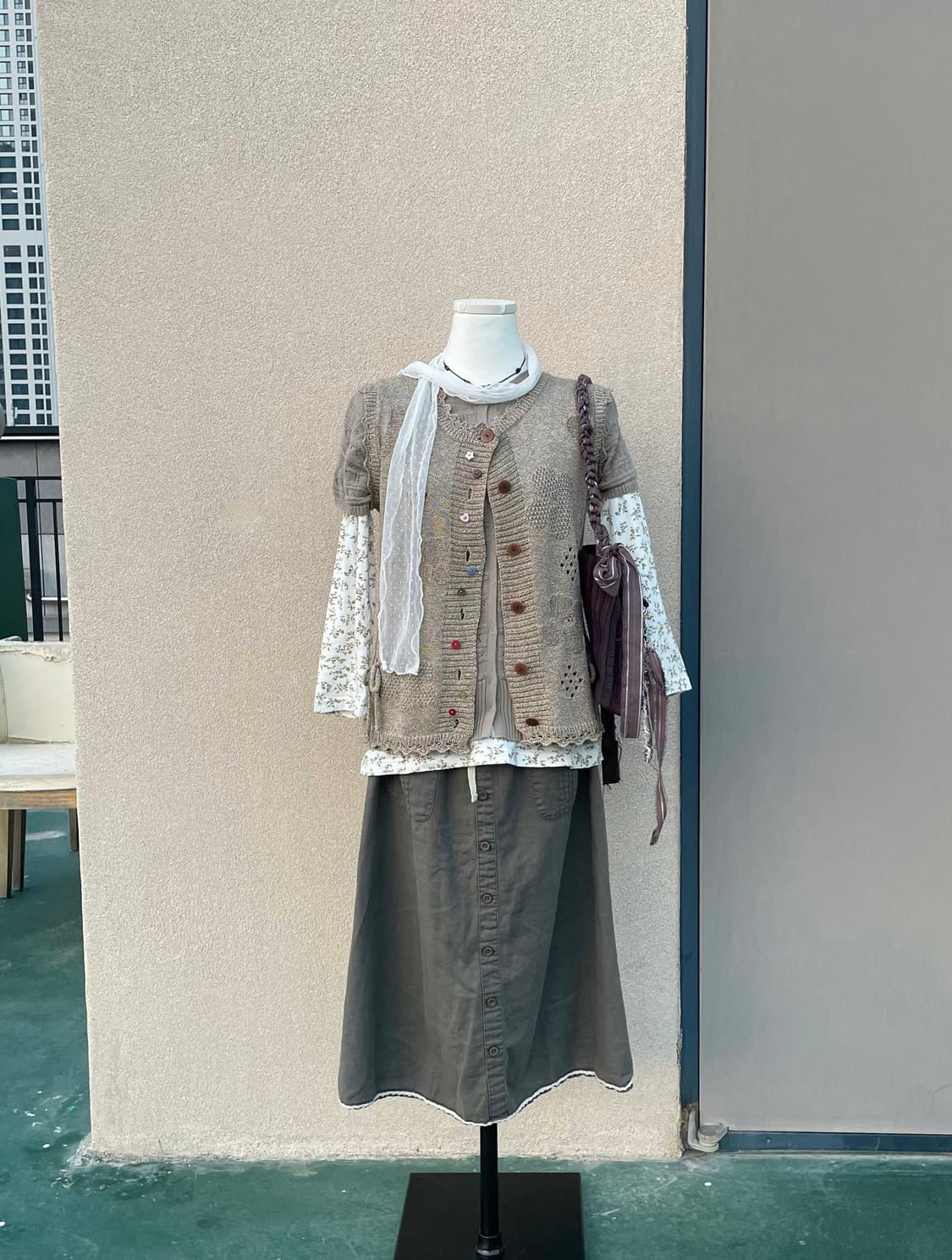 카키 모리걸 세트 상품이미지1